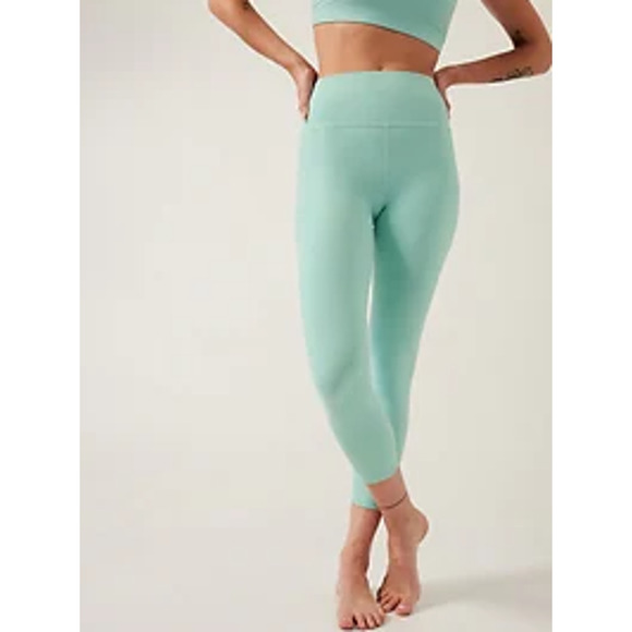 Athleta Pants - Athleta Salutation Stash Pocket II 7/8 Tight - Reef Green - medium